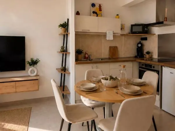 T2 de 30 m2 avec loggia fermée de 9 m2