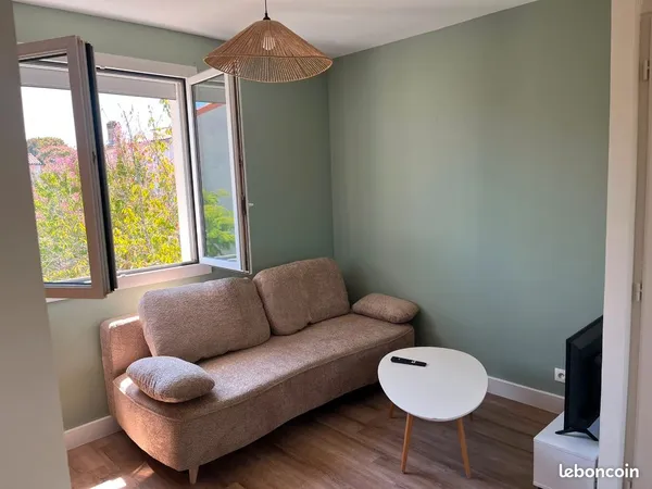 T2 meublé et équipé avec jardin