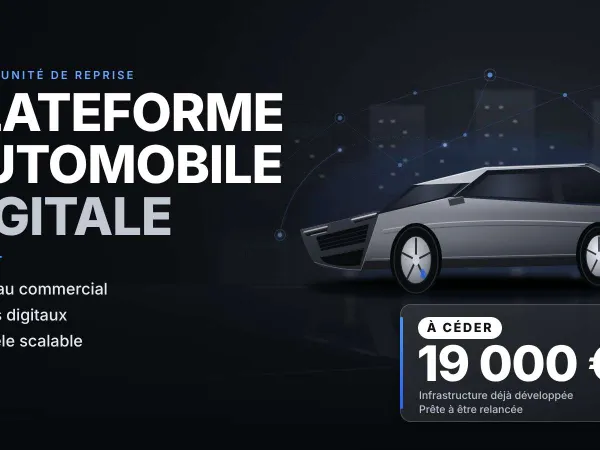 Agence automobile digitale - Modèle commercial clé