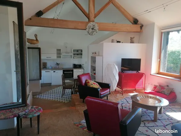 Loft 50 m2 entièrement meublé ideal pour personne seule