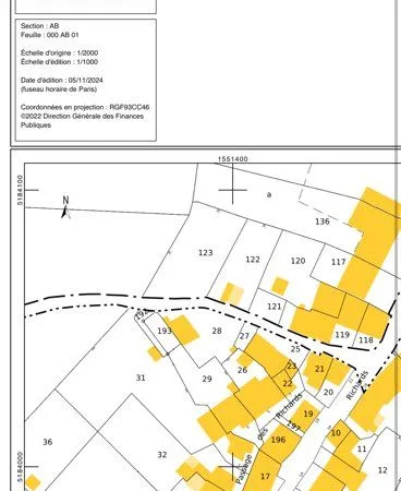 Terrain agricole plat ombragé