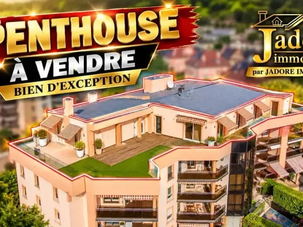 Penthouse ascenceur + terrasse 187m2 + garage