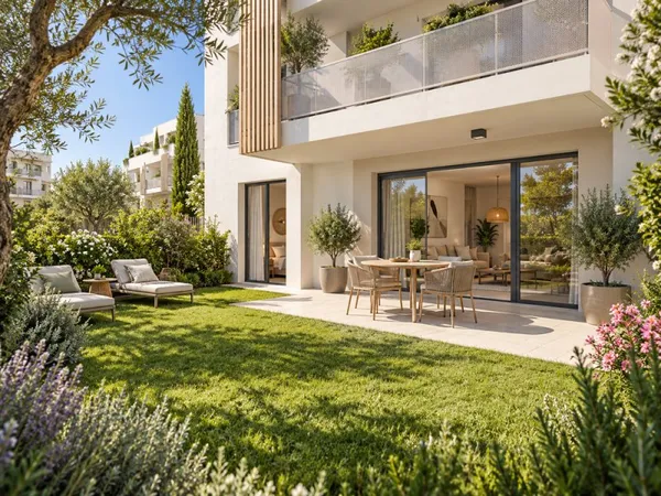 MARSEILLE 08 - T2 37M² AVEC JARDIN