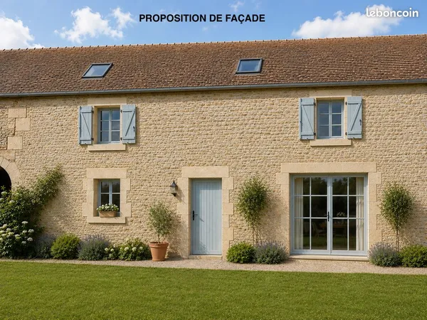 Bâtiment en pierres à restaurer