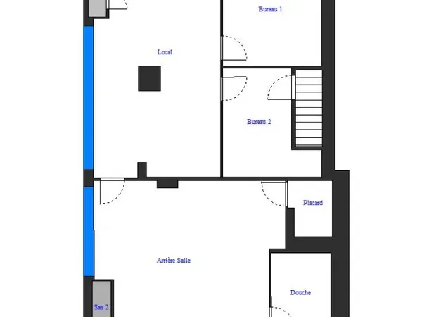 Local commercial 87 m² Nice