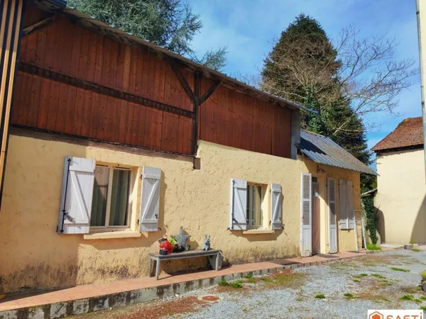 Appartement jardin chambre bureau cellier