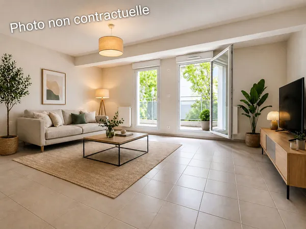 Appartement T2 bis de 55,42 m² Terrasse 16 m² Parking privatif double