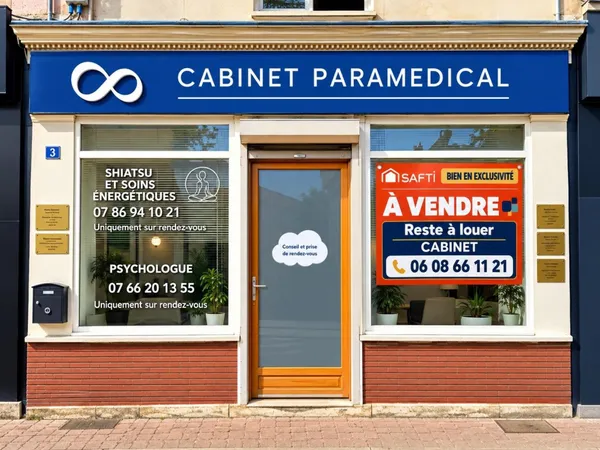 Murs de cabinet paramédical - Neuilly en thelle - Rentabilité immédiate