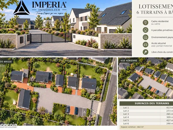 Terrain 265 m² Château-Renault
