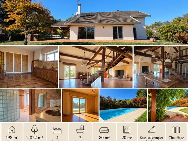 Maison 6 pièces de 198 m2