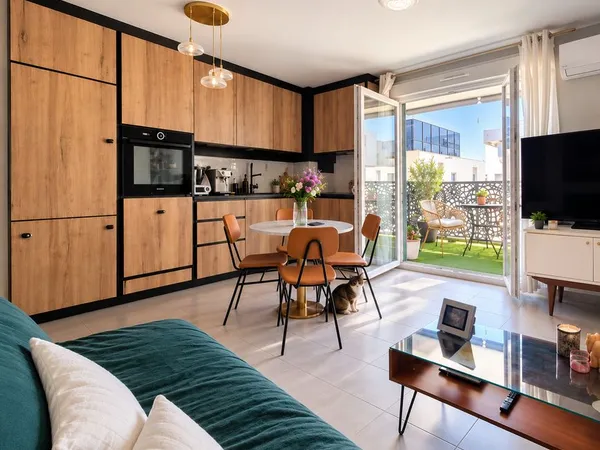 Marseille 8e - T4 de 78 m² - Terrasse 13 m² - DPE B - Résidence récent