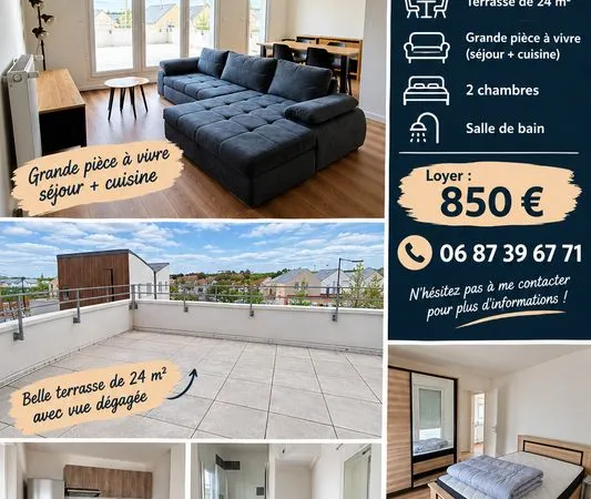Location appartement t3 amiens