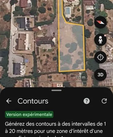 Terrain plat constructible et piscinable