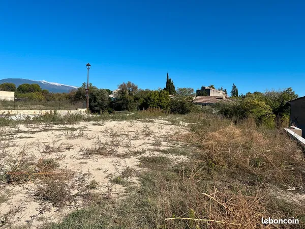 Terrain à bâtir avec vue Mont Ventoux