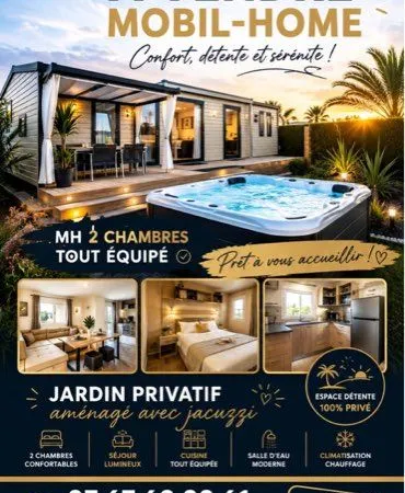 Mobilehome Camping 4 étoiles St Aygulf