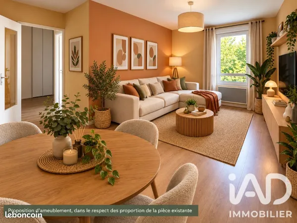 Appartement 2 pièces 46 m²