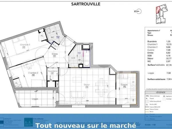 Appartement type 3