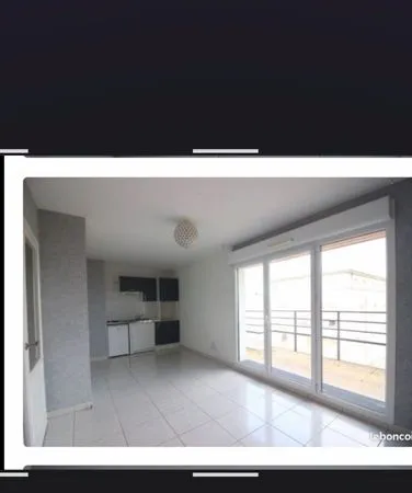 Studio standing 25 m2 avec grand balcon et parking sous-sol sécurisé- Le coudray