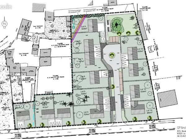 Terrain 425 m² Cuisy
