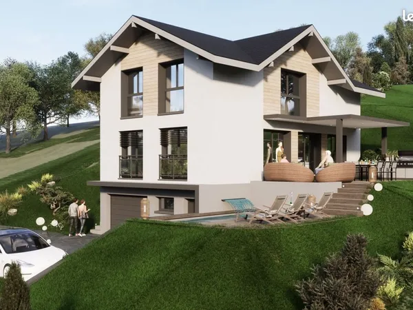 Projet de construction d'une maison 139.77 m² avec terrain à PRESILLY (74)