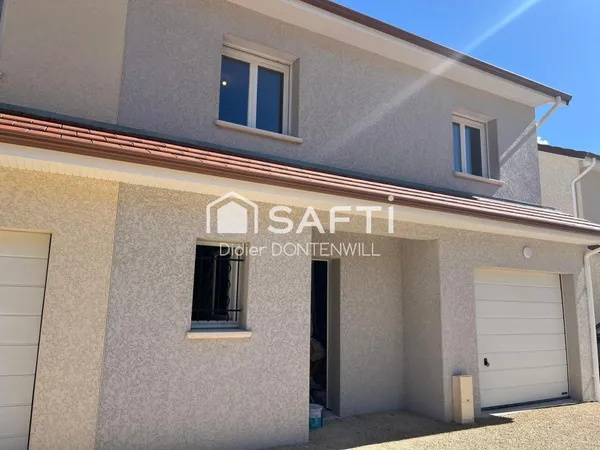 MAISON NEUVE A LOUER 3 CH AVEC TERRAIN ET GARAGE 38460 VEYSSILIEU