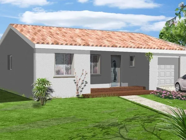 Terrain + maison 80 m²