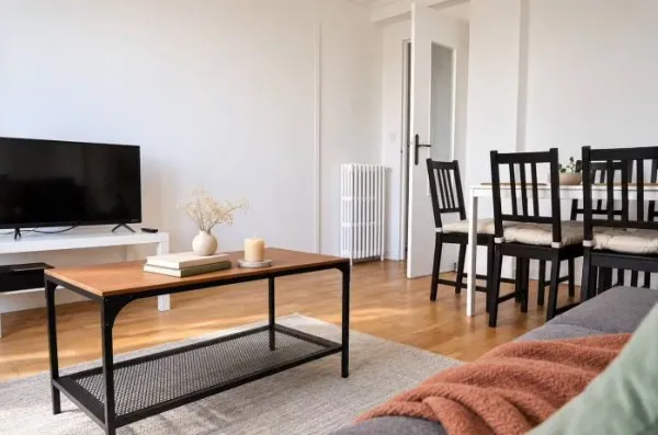 Colocation meublée de 61 m² - 3 chambres à 450 € chacune - Nantes