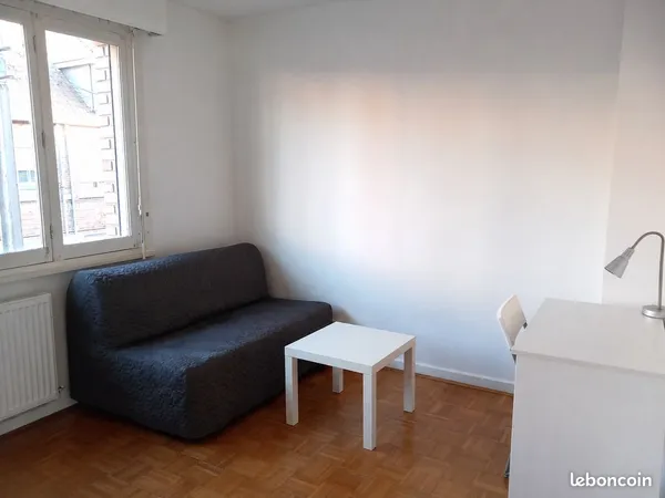 Studio meublé proche CHU, faculté de médecine, ILIS, avec une grande salle de bain