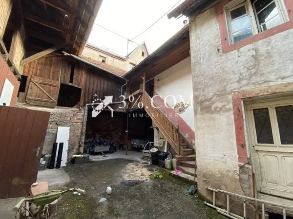 3%.COM - À WESTHOFFEN, dans un jolie village alsacien, redonnez vie à cette maison de village de 105