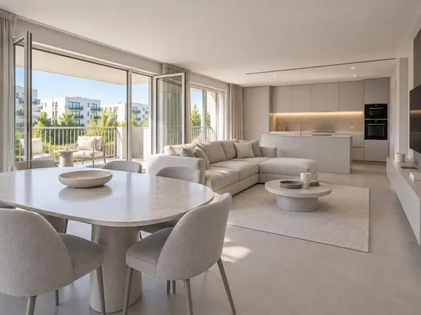 APPARTEMENT 4 PIÈCES PLEIN SUD AVEC BALCON ARRONDI