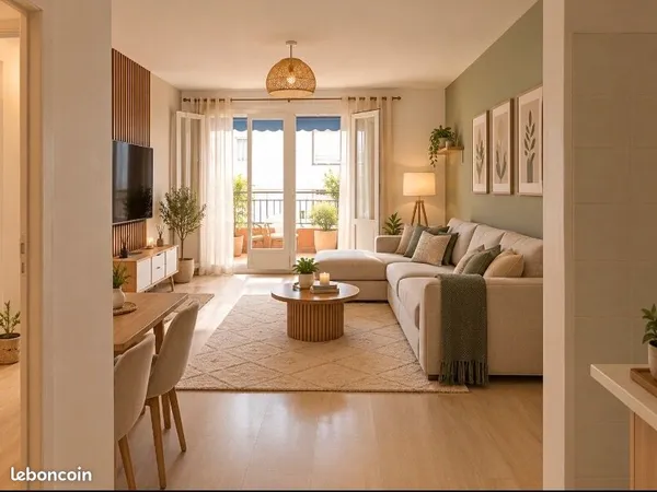 À VENDRE - T2 de 65 m² avec terrasse de 10 m², garage et cave