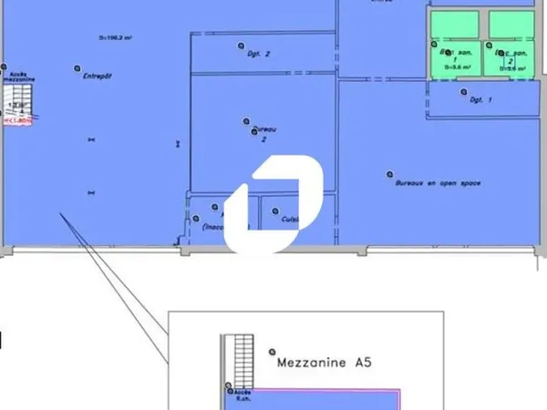Local d'activité 220 m²