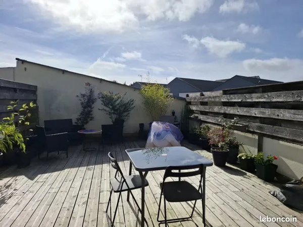 Rare Duplex T3 avec terrasse de 45 m² en plein coeur de Machecoul
