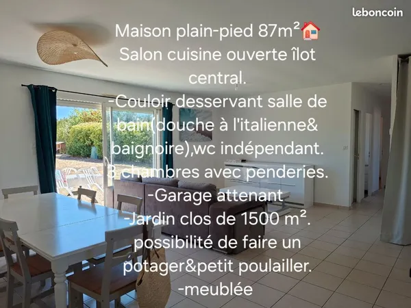 Maison plain-pied Courbillac