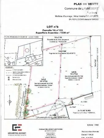 Terrain 1339 m²