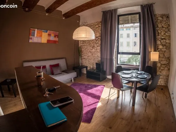 Loft 50 m² vieux port / place aux huiles