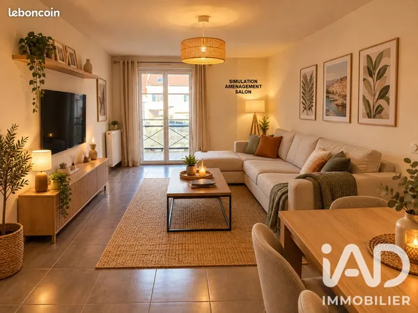 Appartement 2 pièces 52 m²