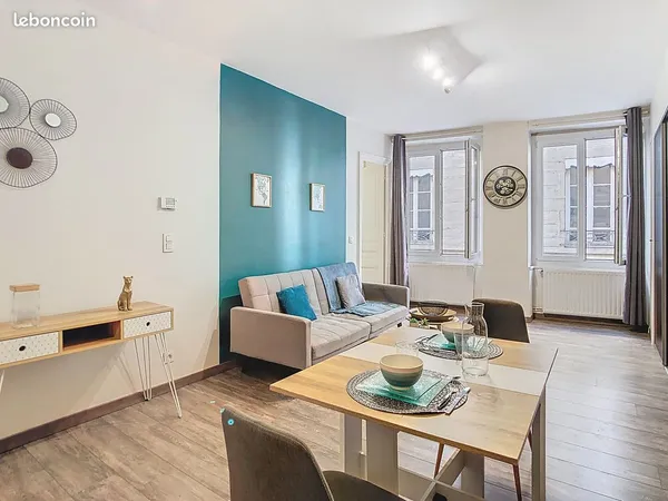 SECTEUR 42 - T2 Meublé 41,2 m² - Refait à Neuf