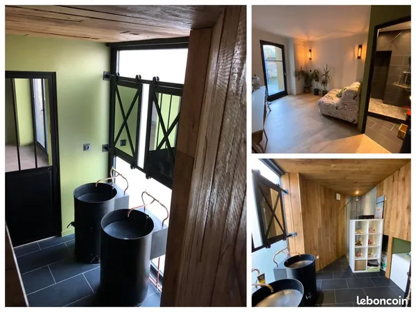 LOFT / Atelier d'artiste très original T3 70m2 + Terrasse