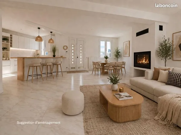 RARE - Belle Maison Familiale Rénovée - Non Mitoyenne - Sans Vis-à-vis - 124 m² - Jardin - 6 pièces 