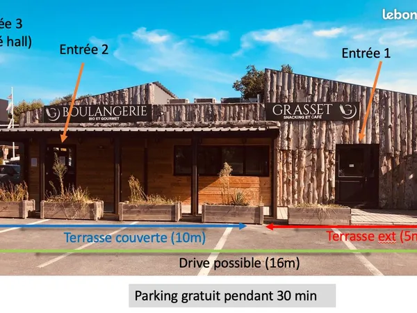 Local boulangerie / pâtisserie 98 m² - Marché du Lez