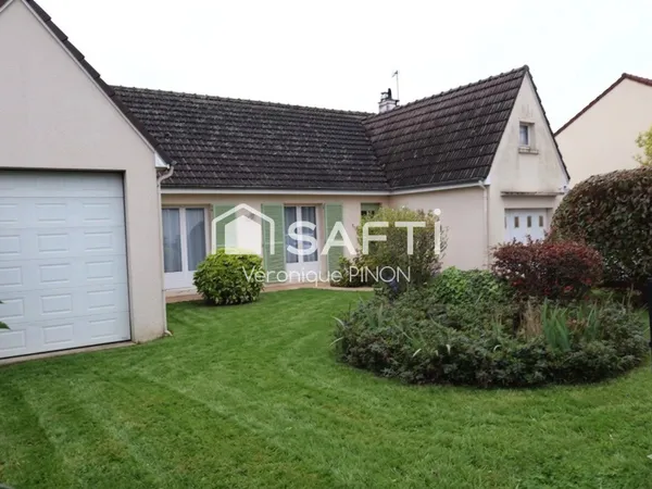 Maison 4 pièces avec vie de plain-pied