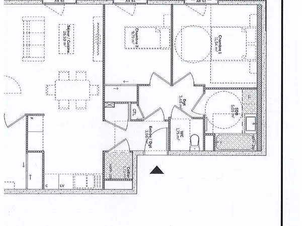 Appartement 4 pièces 74 m²