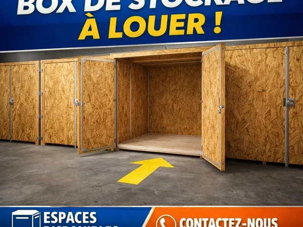 Box de stockage 15 m² sécurisé