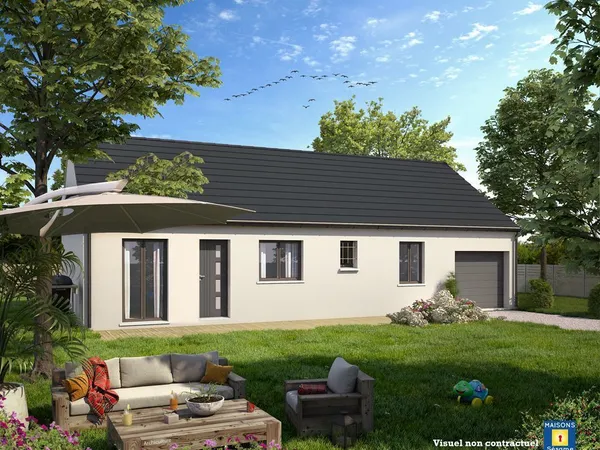 Projet de construction d'une maison 60 m² avec terrain à NOGENTEL (02)