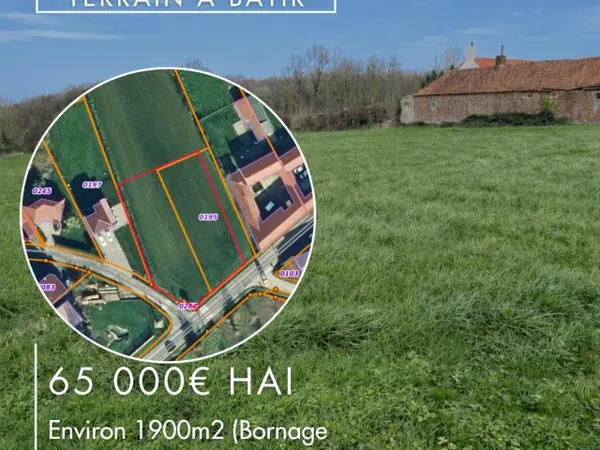 Terrain 1900 m²