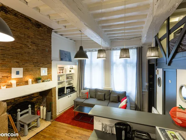 STUDIO DE CHARME / 27m2 / Centre historique / + Couchage 2 pers en mezzanine