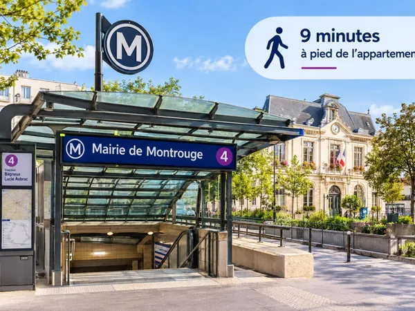 Montrouge - 3 pièces récent, balcon, métro