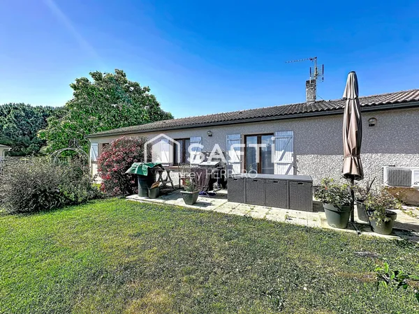 Maison T4 avec garage 600m² de terrain