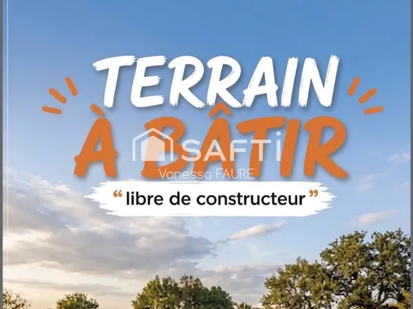 ? RARE SUR BÉGUEY — Superbe terrain à bâtir entièrement viabilisé !